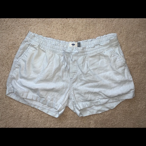 Light Blue Old Navy Drawstring Shorts - Picture 2 of 3